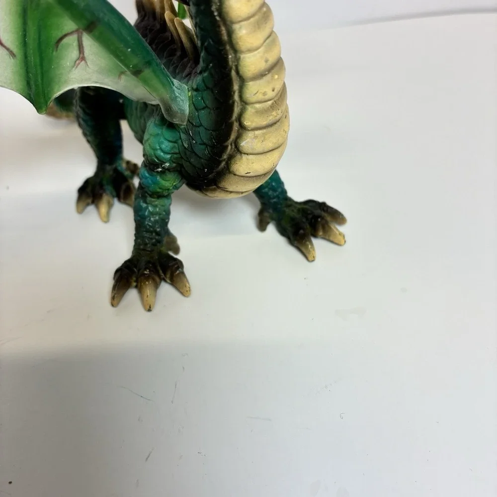 2003 Mythical Green Dragon Figure by Schleich World of Knights 5.5